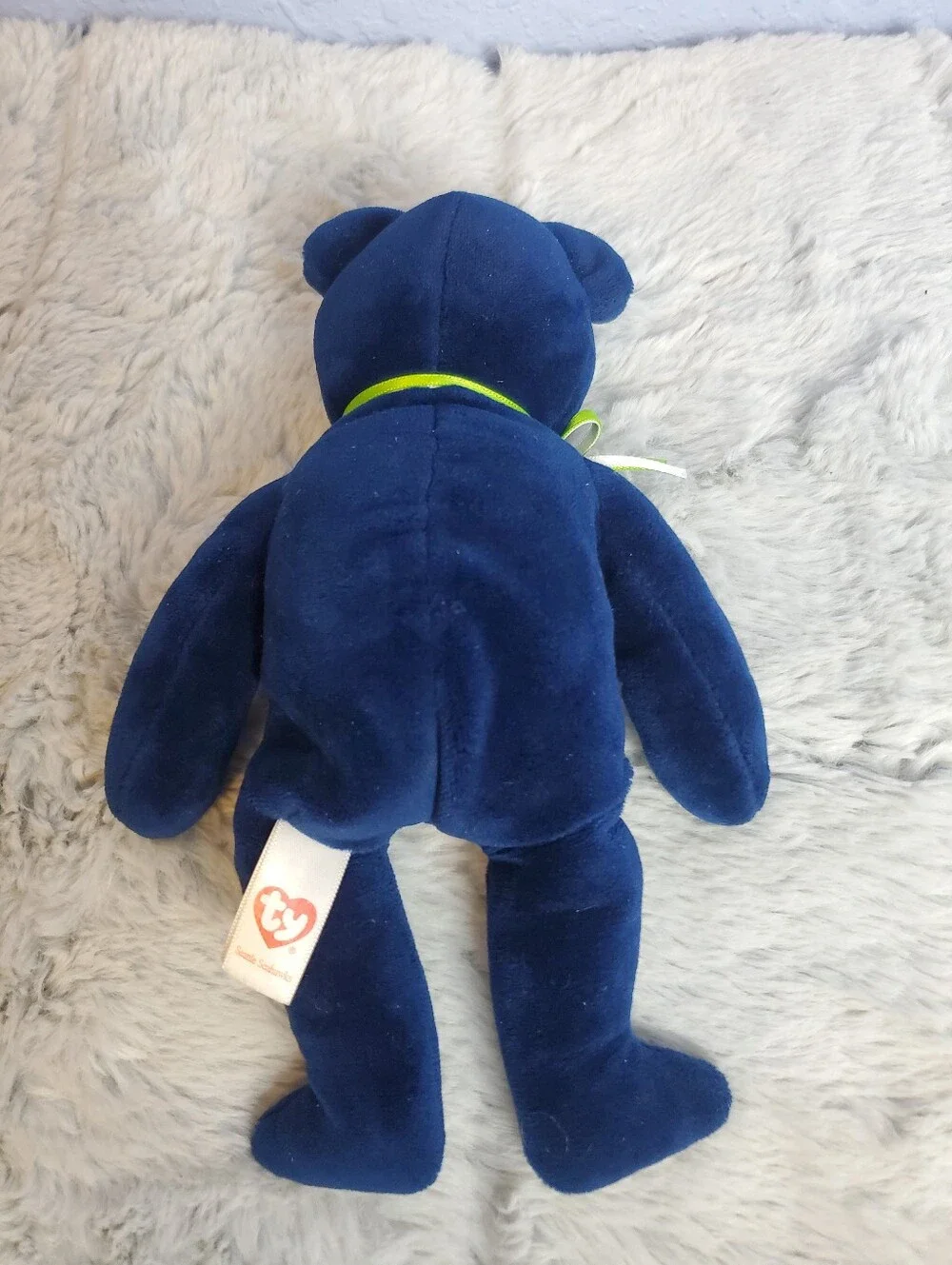 Ty Beanie Baby NFL Football Bear Plush Seattle Seahawks 8
